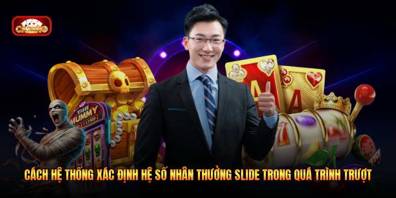 Cách hệ thống xác định hệ số nhân thưởng slide trong quá trình trượt