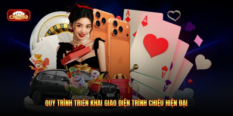 Quy trình triển khai giao diện trình chiếu hiện đại 